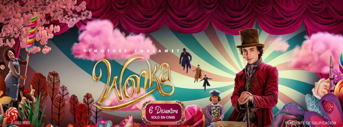 Película destacada Wonka en Cines Tamberlick Plaza Elíptica de Vigo