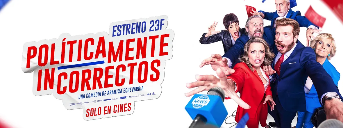 Película destacada Políticamente incorrectos en Cines Tamberlick Plaza Elíptica de Vigo